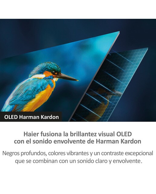 TV OLED 165cm (65") Haier H65C900UX C90 Series, UHD 4K, Smart Google TV, Dolby Vision, Harman Kardon Plata-6