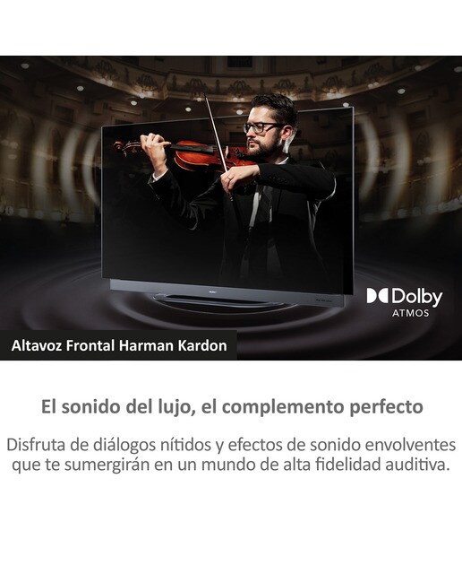 TV OLED 165cm (65") Haier H65C900UX C90 Series, UHD 4K, Smart Google TV, Dolby Vision, Harman Kardon Plata-8