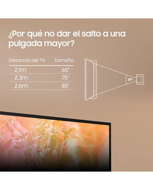 TV LED 214 cm (85") Samsung TU85DU7105KXXC 4K Procesador Crystal UHD Smart TV Negro-7