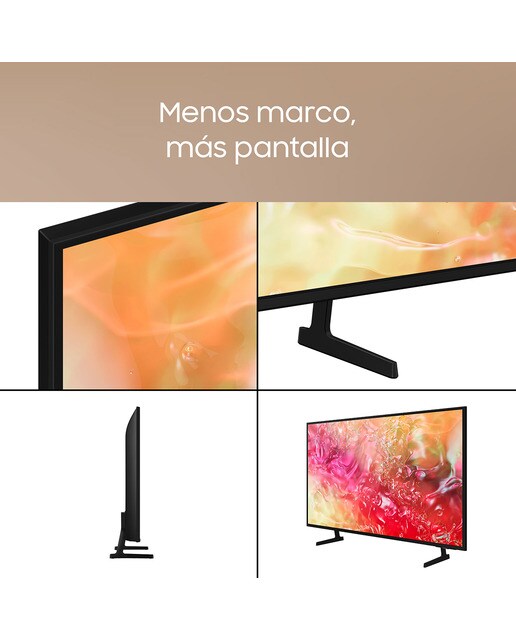 TV LED 214 cm (85") Samsung TU85DU7105KXXC 4K Procesador Crystal UHD Smart TV Negro-10
