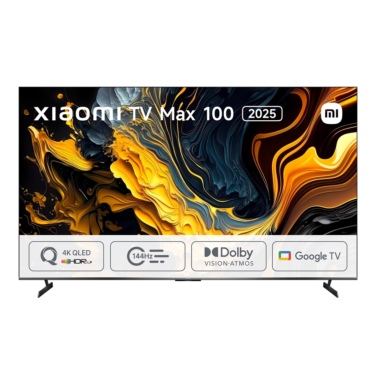 TV QLED 254 cm (100") Xiaomi Max 2025 UHD 4K con Google TV Dolby Atmos Dolby Vision Gris-1
