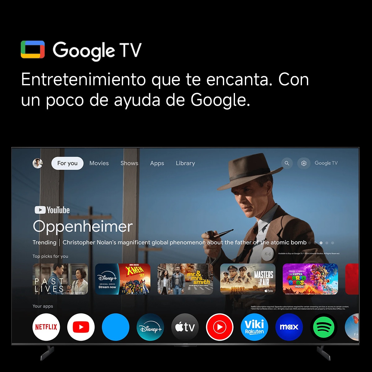TV QLED 254 cm (100") Xiaomi Max 2025 UHD 4K con Google TV Dolby Atmos Dolby Vision Gris-10