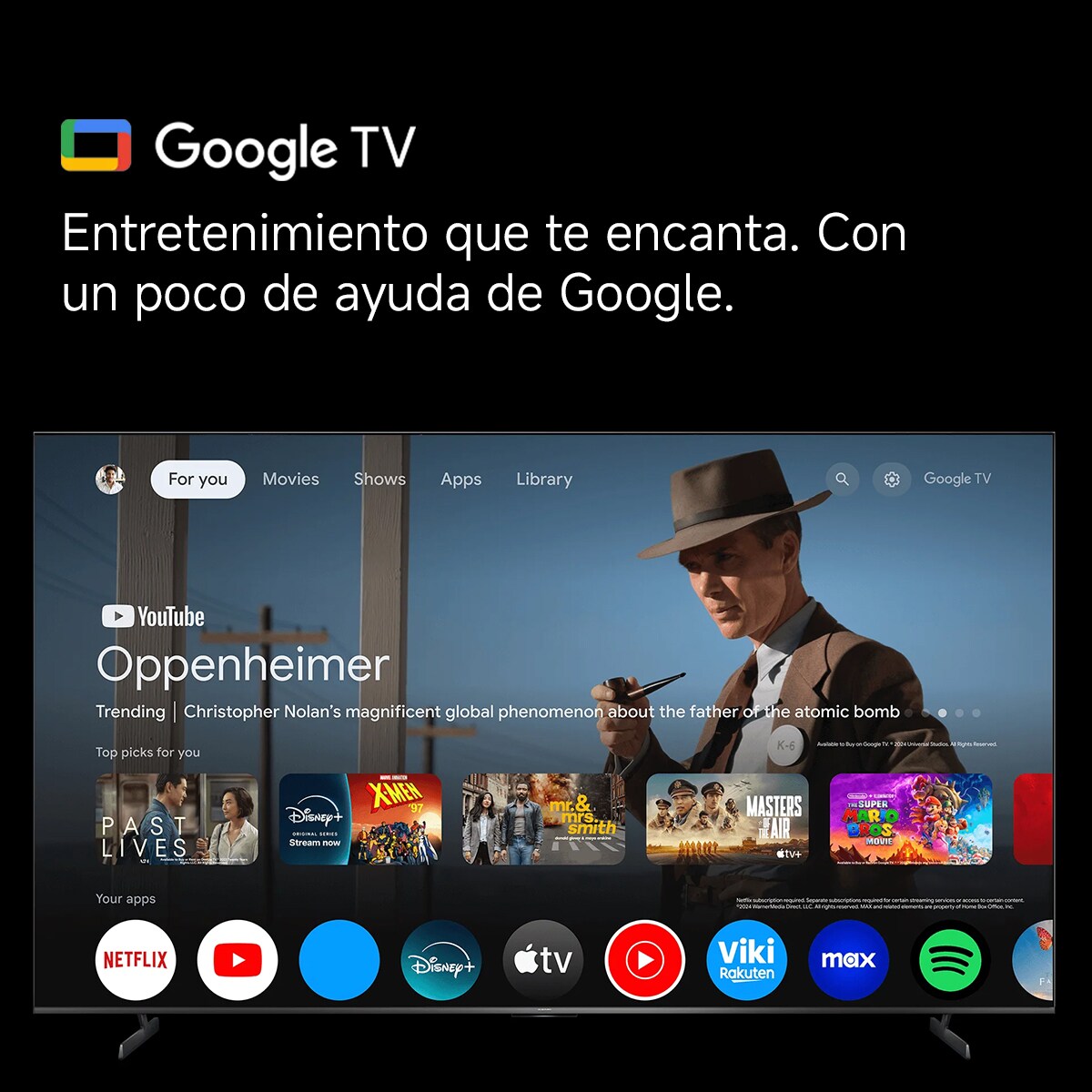 TV QLED 254 cm (100") Xiaomi Max 2025 UHD 4K con Google TV Dolby Atmos Dolby Vision Gris-10