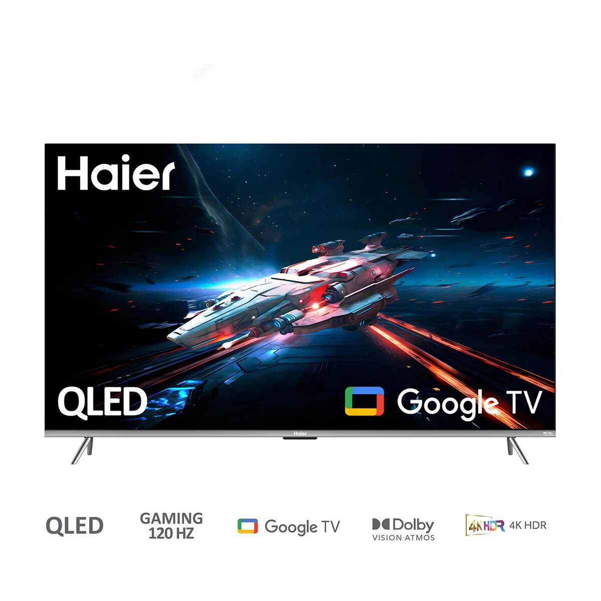 TV QLED 189cm (75") Haier H75Q800UX 4K UHD, Smart Google TV, Dolby Vision, HDR10 3