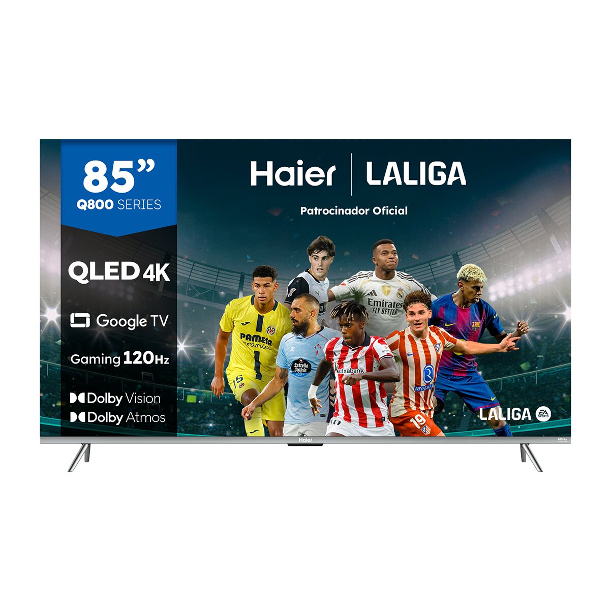 TV QLED 215,9cm (85") Haier H85Q800UX 4K UHD, Smart Google TV, Dolby Vision, HDR10 1