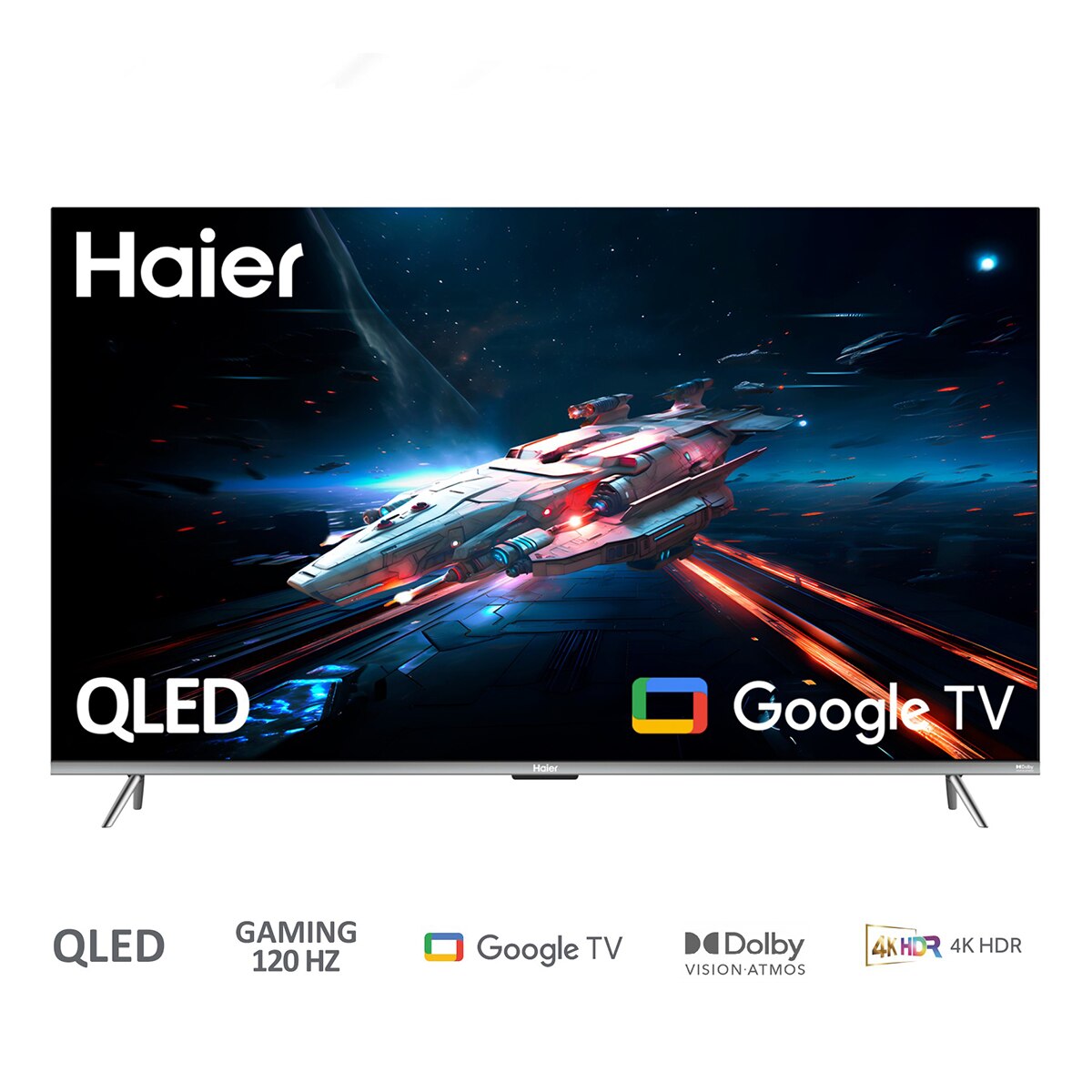 TV QLED 215,9cm (85") Haier H85Q800UX 4K UHD, Smart Google TV, Dolby Vision, HDR10 3