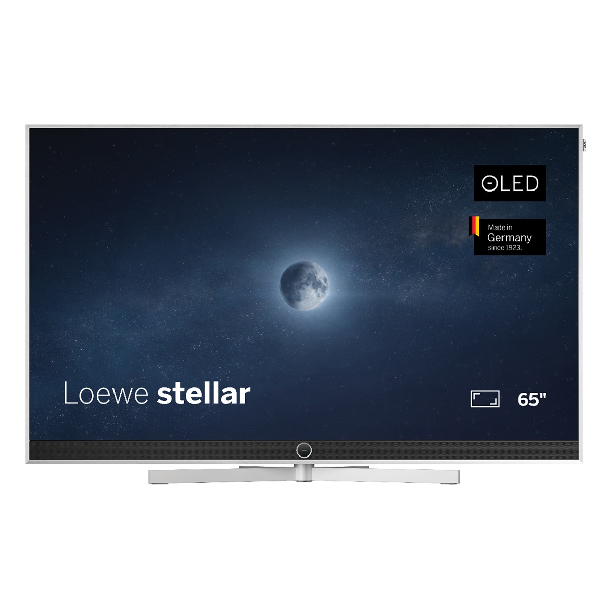 TV OLED 164 cm (65'') Loewe stellar 65 UHD 4K, HDR, Wi-Fi y Smart TV con barra de sonido de 80W Aluminio  cepillado / Aluminio  mate-1