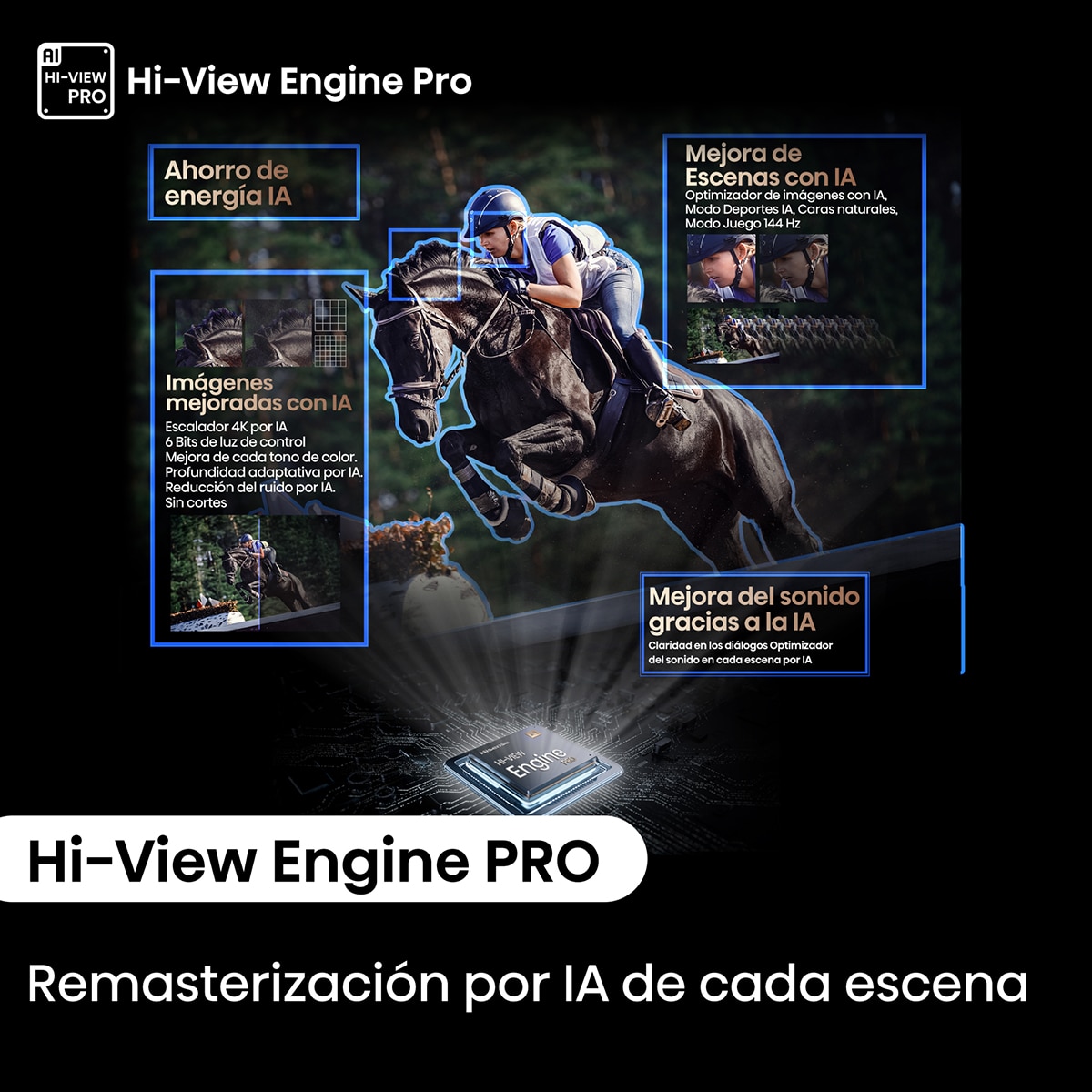 TV Mini LED 215 cm (85") Hisense 85U7NQ, UHD 4K Smart TV Gris carbón-7