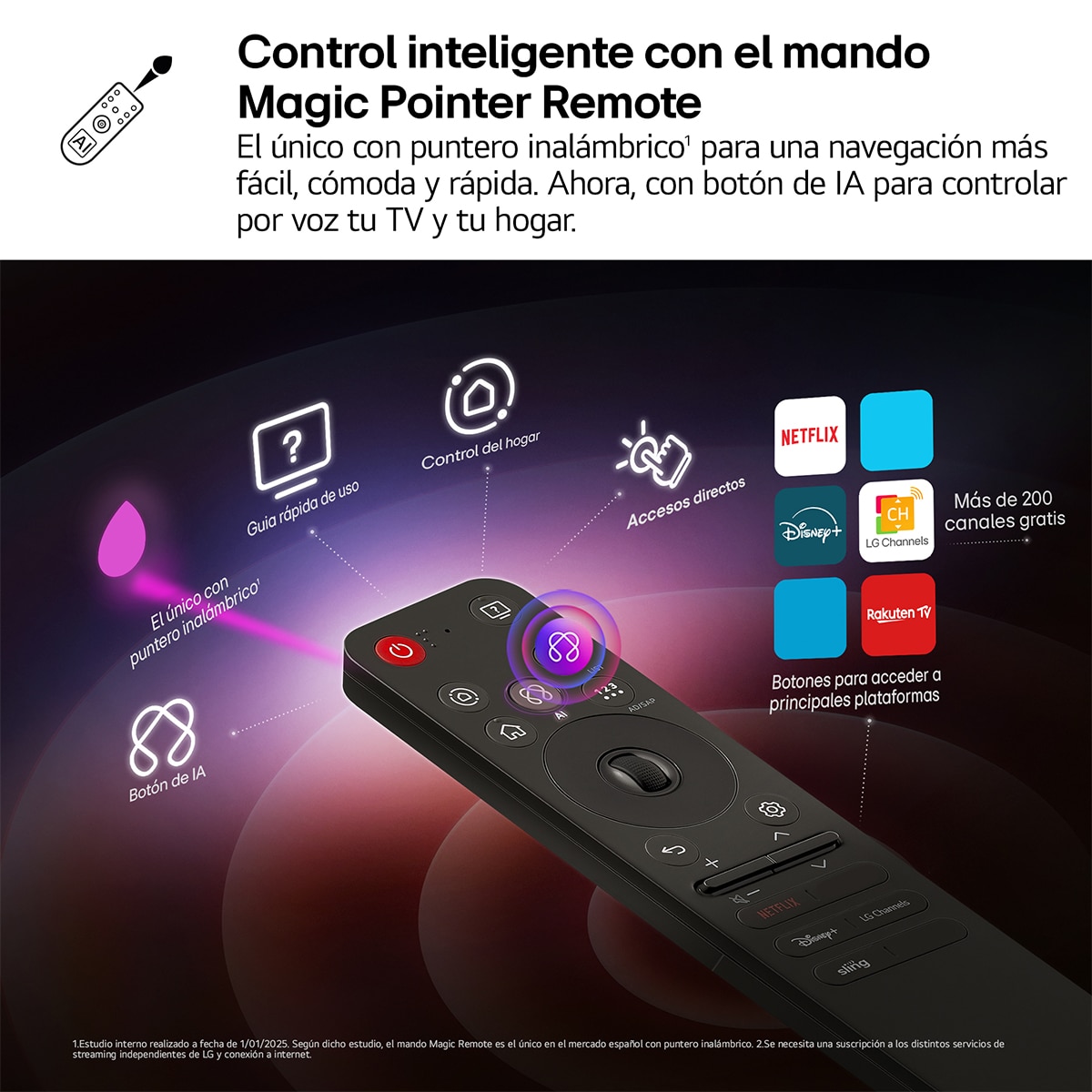 TV OLED evo AI M5 246cm (97") LG OLED97M59LA, Smart TV 4K inalámbrico, soporte pared incluido Negro-12