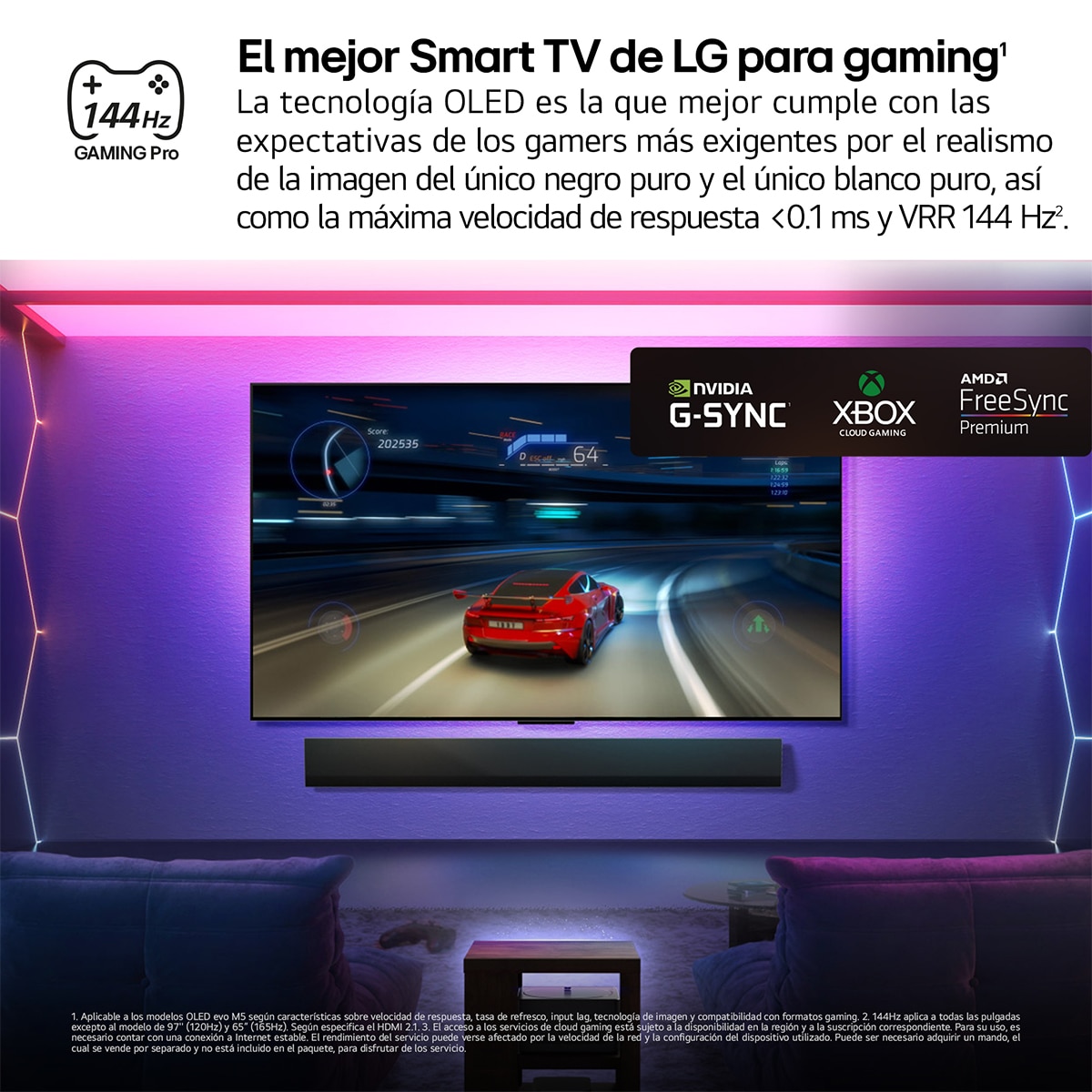 TV OLED evo AI M5 246cm (97") LG OLED97M59LA, Smart TV 4K inalámbrico, soporte pared incluido Negro-13