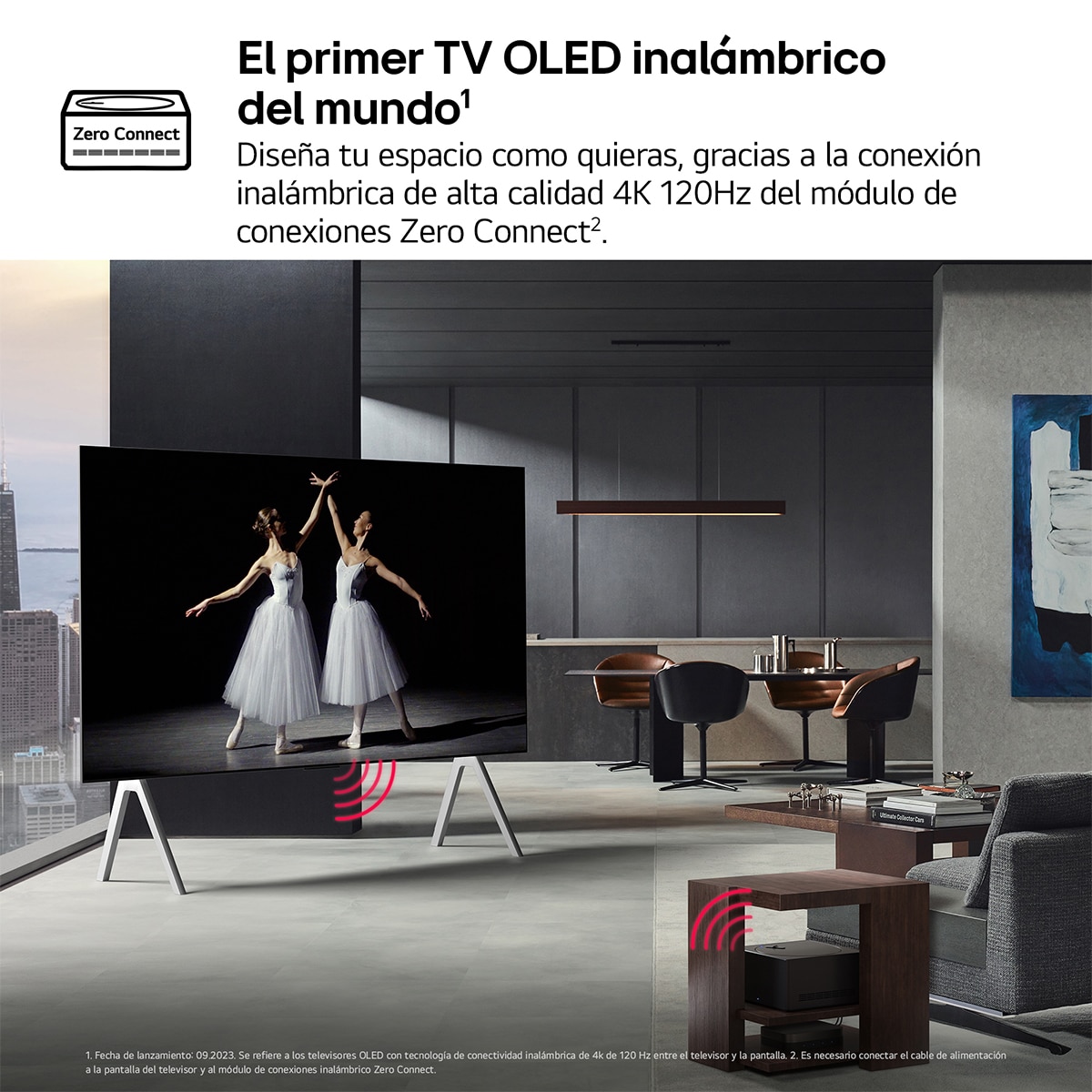 TV OLED evo AI M5 164cm (65") LG OLED65M59LA, Smart TV 4K inalámbrico Negro-3