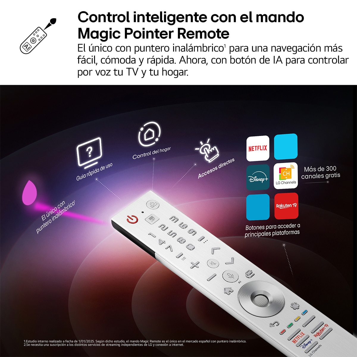 TV OLED evo AI M5 164cm (65") LG OLED65M59LA, Smart TV 4K inalámbrico Negro-12