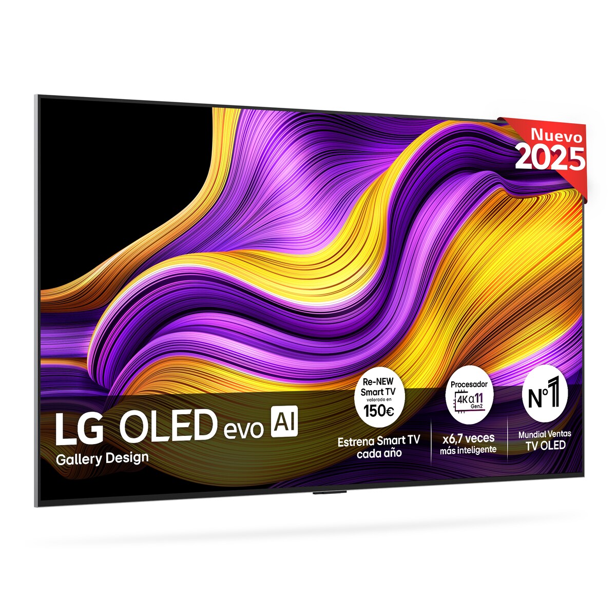 LG TV OLED evo OLED48C54LA 48 4K UHD 144Hz Dolby Atmos HDR10 Smart Wi-Fi 6 AirPlay 2