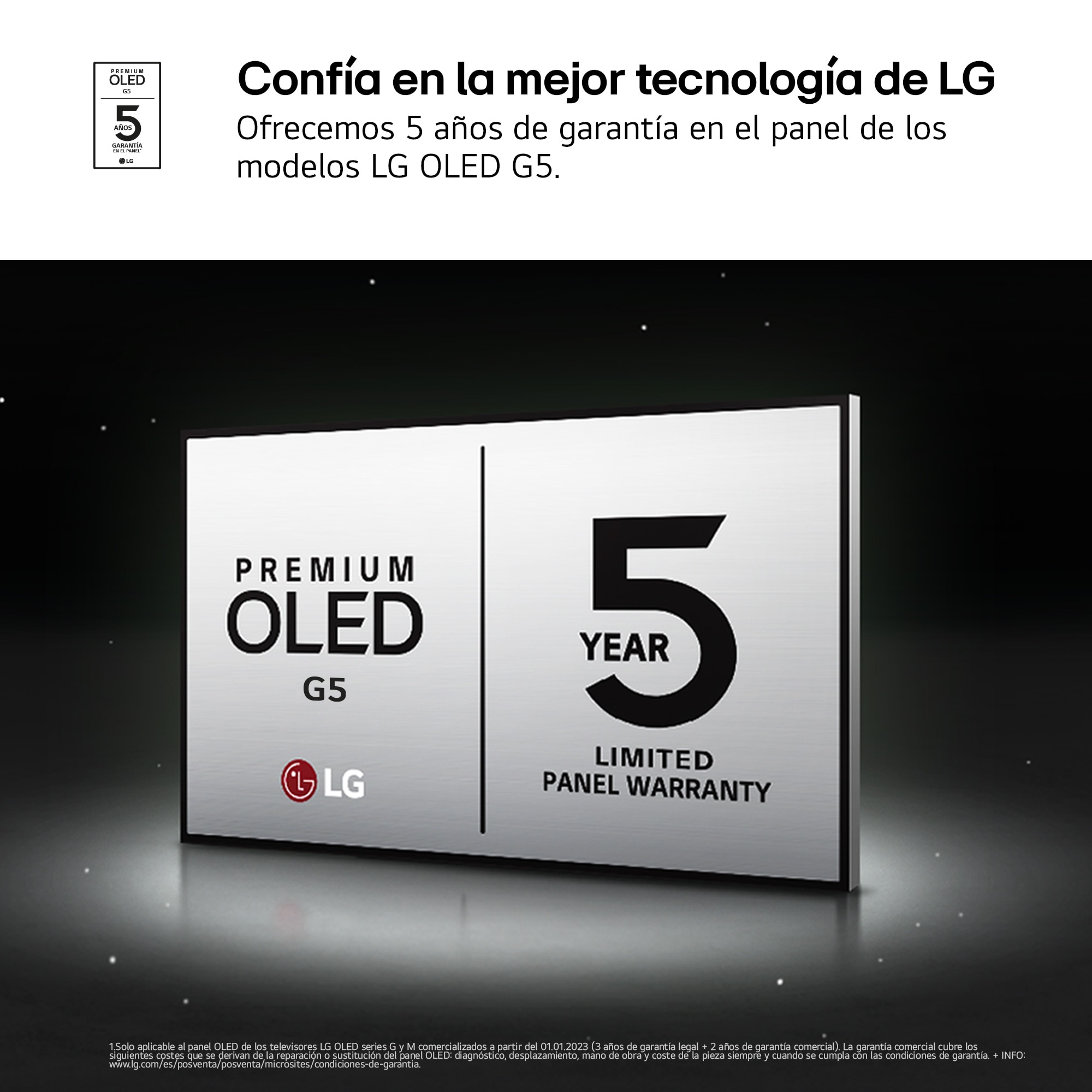TV OLED evo AI G5 164cm (65") LG OLED65G55LW, Smart TV 4K, soporte pared incluido Negro-12
