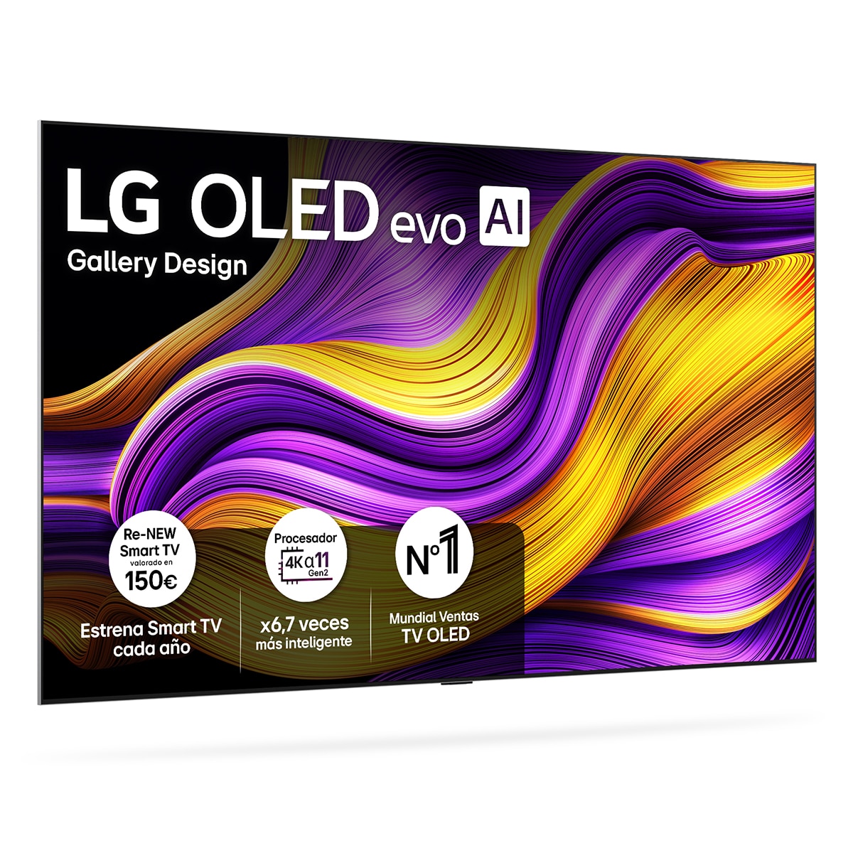 Imagen 0 de TV OLED evo AI G5 246cm (97") LG OLED97G54LW, Smart TV 4K