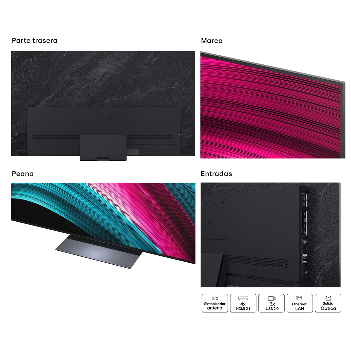 TV OLED evo AI C5 210cm (83") LG OLED83C56LA, Smart TV 4K Negro-14