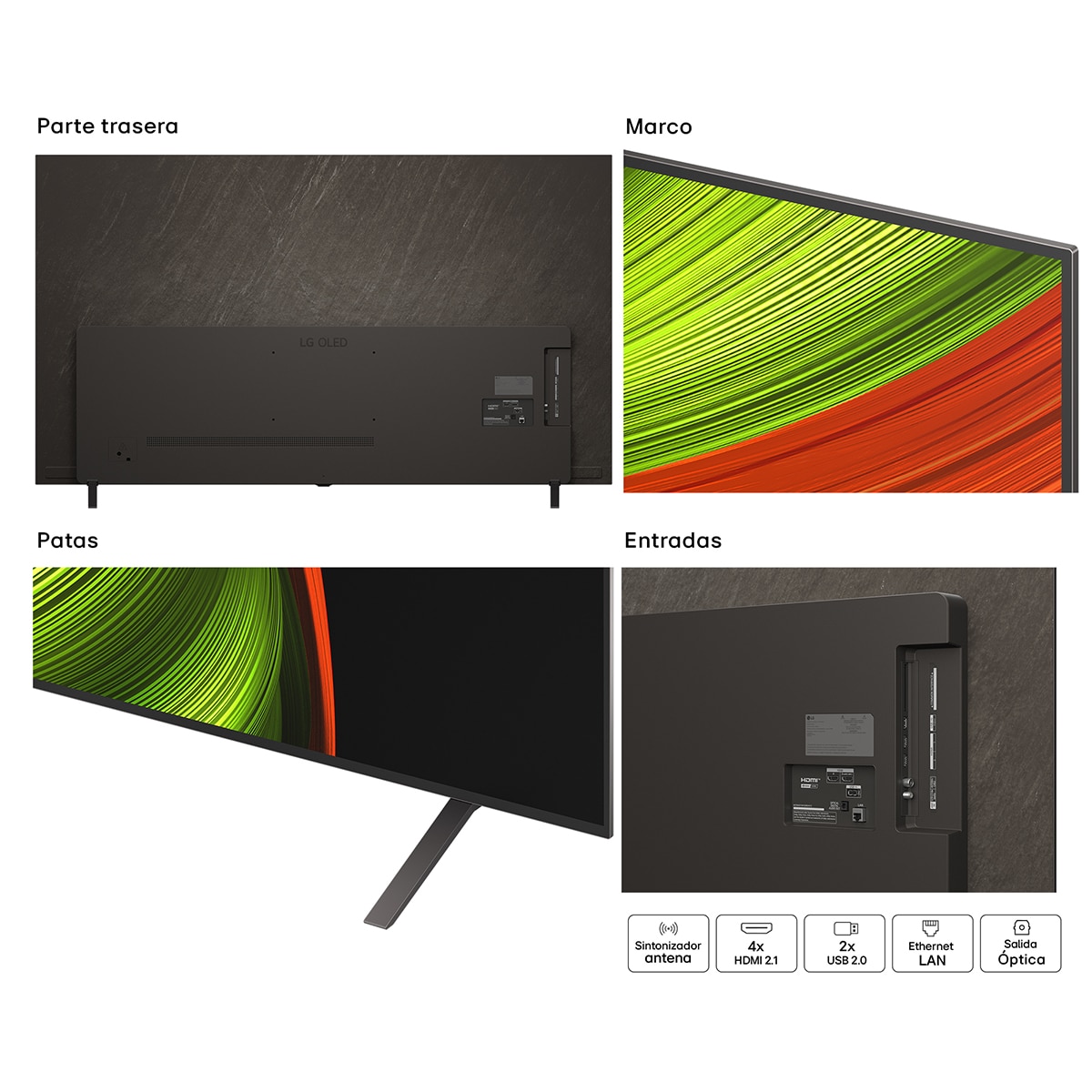 TV OLED AI B5 195cm (77") LG OLED77B56LA, Smart TV 4K Marrón oscuro-15