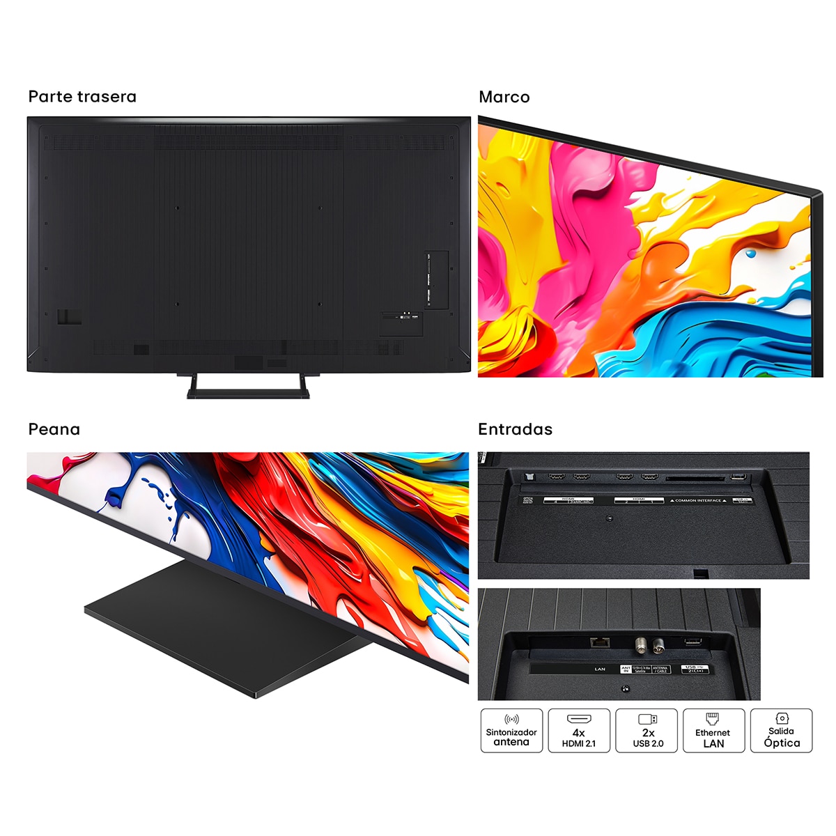 TV QNED evo MiniLED AI 215cm (85") LG 85QNED93A6A, 4K Smart TV Negro-17