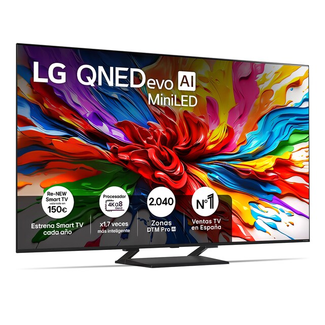 Imagen 0 de TV QNED evo MiniLED AI 189cm (75") LG 75QNED93A6A, 4K Smart TV