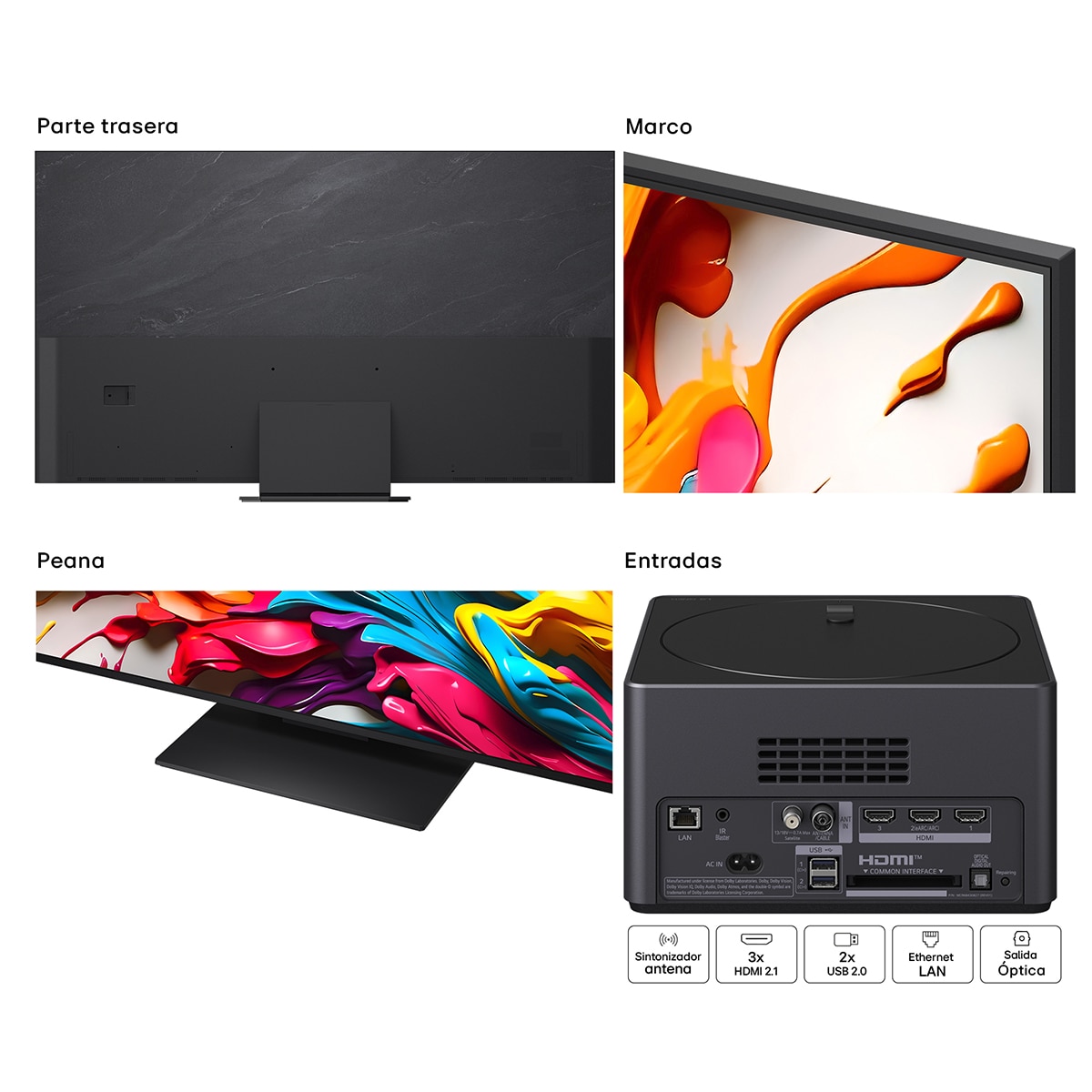 TV QNED evo MiniLED AI 189cm (75") LG 75QNED9MA6B, 4K inalámbrico, Smart TV Negro-17