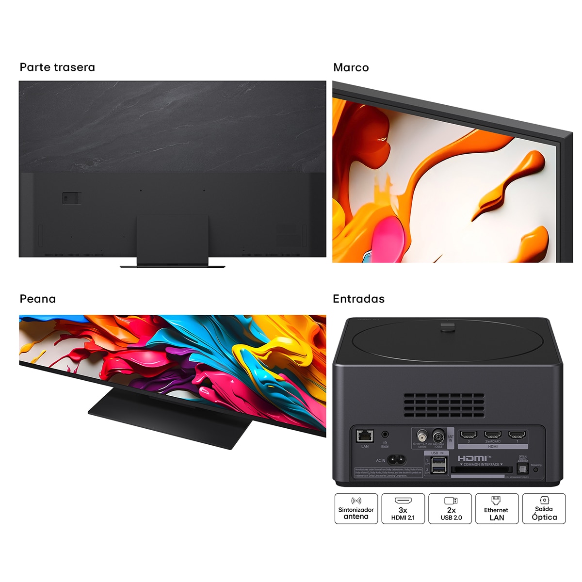 TV QNED evo MiniLED AI 164cm (65") LG 65QNED9MA6B, 4K inalámbrico, Smart TV Negro-16
