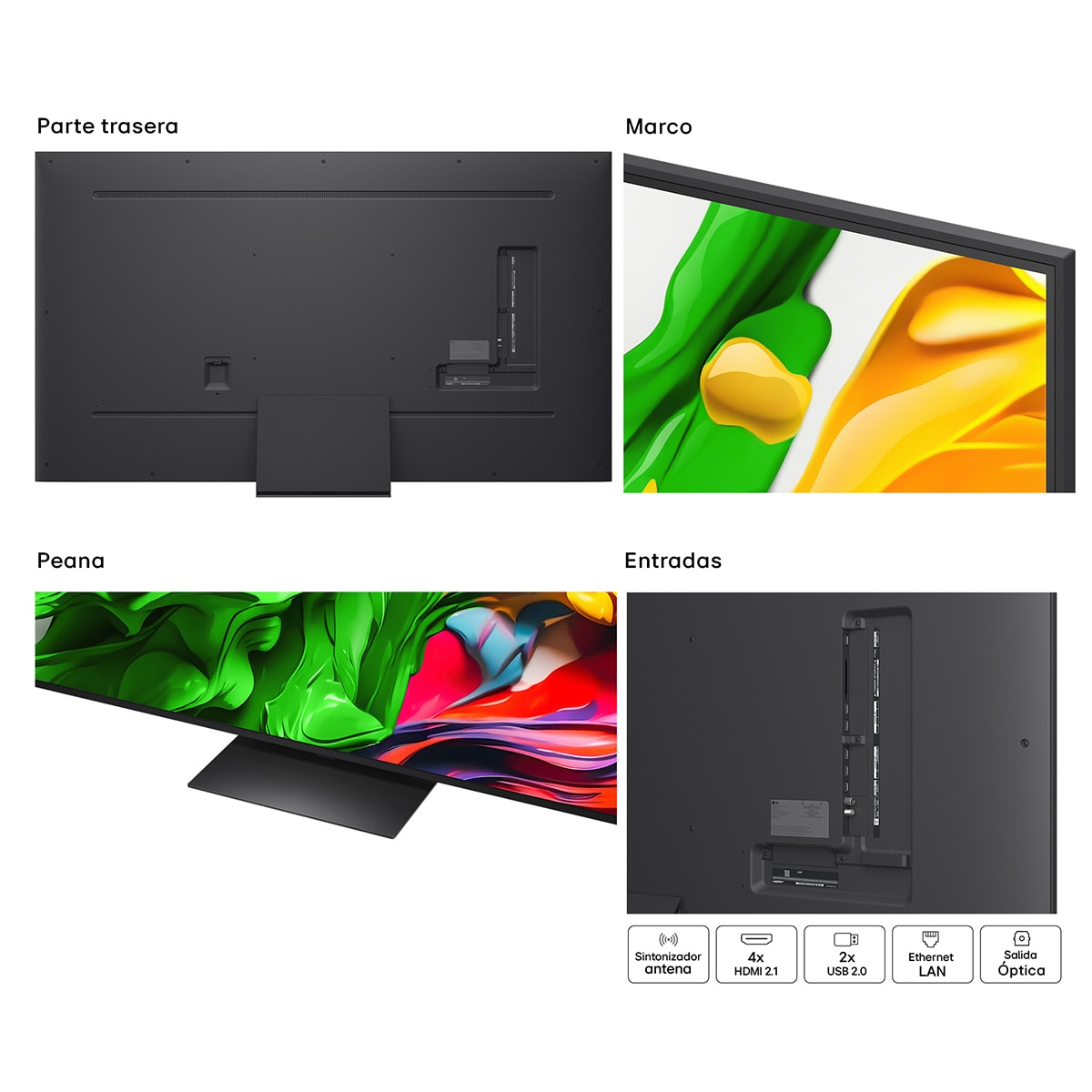 TV QNED evo MiniLED AI 189cm (75") LG 75QNED86A6A, 4K Smart TV Negro-16