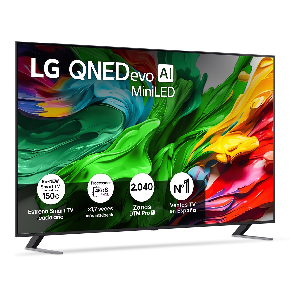 Imagen 0 de TV QNED evo MiniLED AI 217cm (86") LG 86QNED85A6C, 4K Smart TV