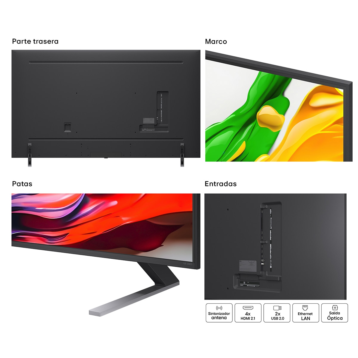 TV QNED evo MiniLED AI 217cm (86") LG 86QNED85A6C, 4K Smart TV Negro-16
