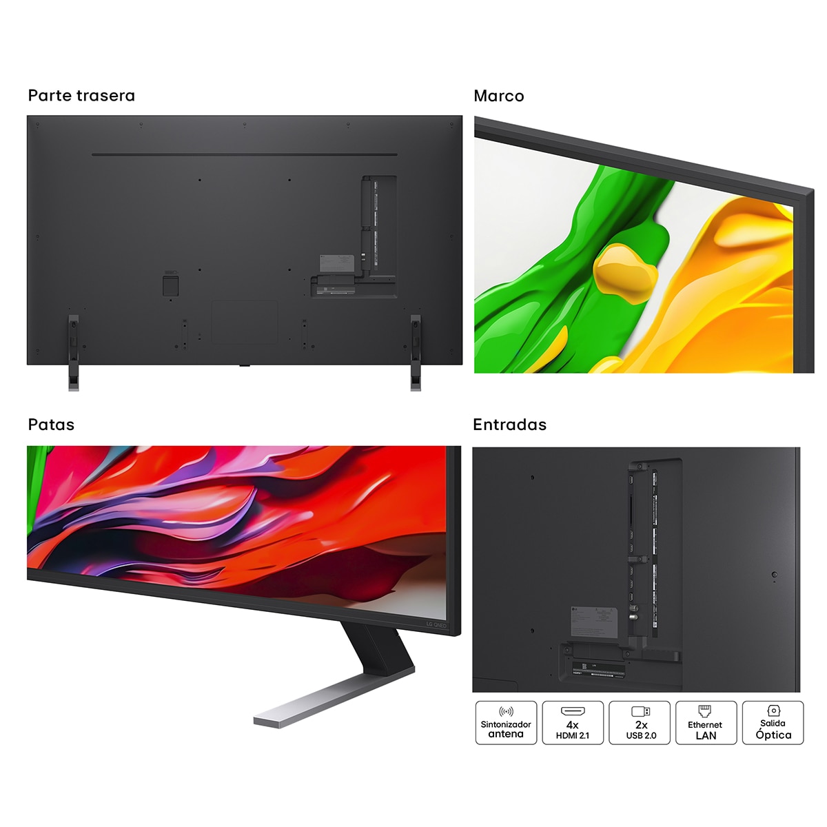 TV QNED evo MiniLED AI 164cm (65") LG 65QNED85A6C, 4K Smart TV Negro-16