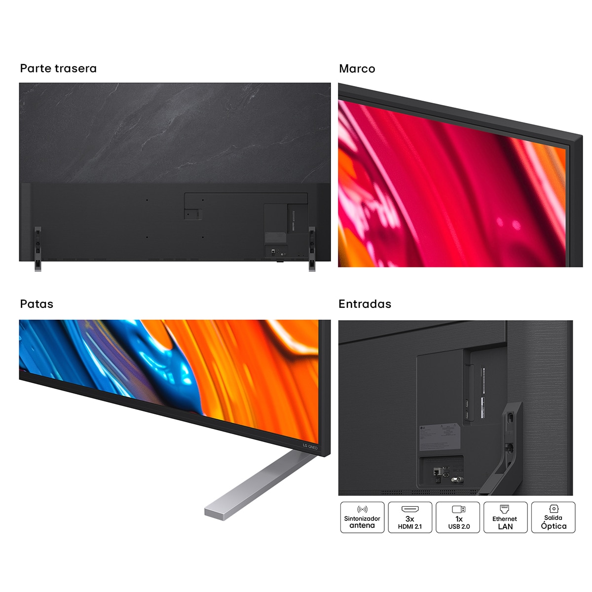 TV QNED AI 189cm (75") LG 75QNED84A6C, 4K Smart TV Negro-16