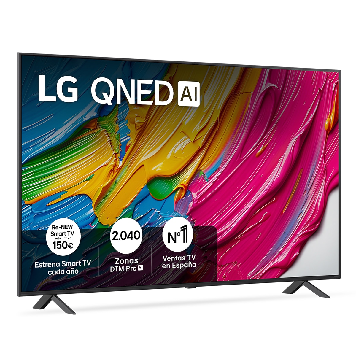 Imagen 0 de TV QNED AI 164cm (65") LG 65QNED80A6A, 4K Smart TV