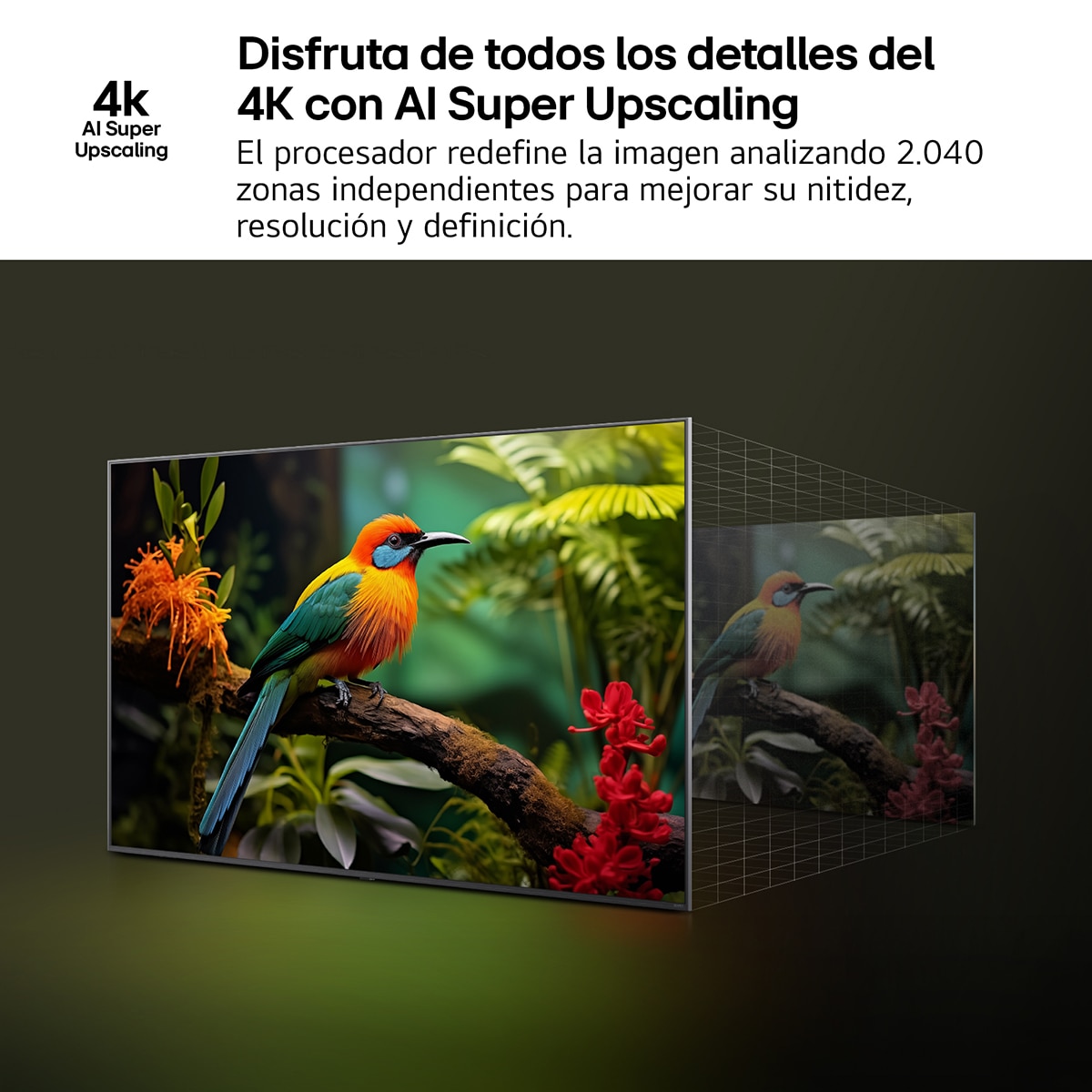 TV LED NanoCell AI 189cm (75") LG 75NANO81A6A, 4K Smart TV Negro-8