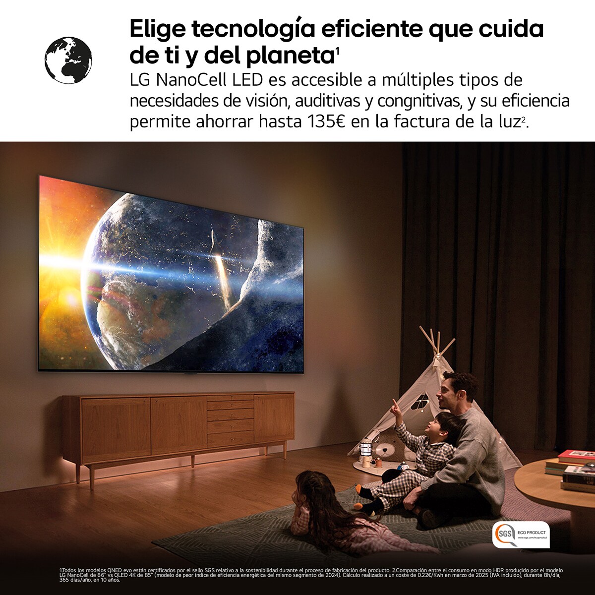 TV LED NanoCell AI 164cm (65") LG 65NANO81A6A, 4K Smart TV Negro-15