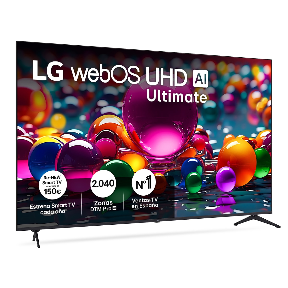 TV LED 189cm (75") LG UHD Ultimate AI 75UA75006LA, 4K Smart TV Negro-1