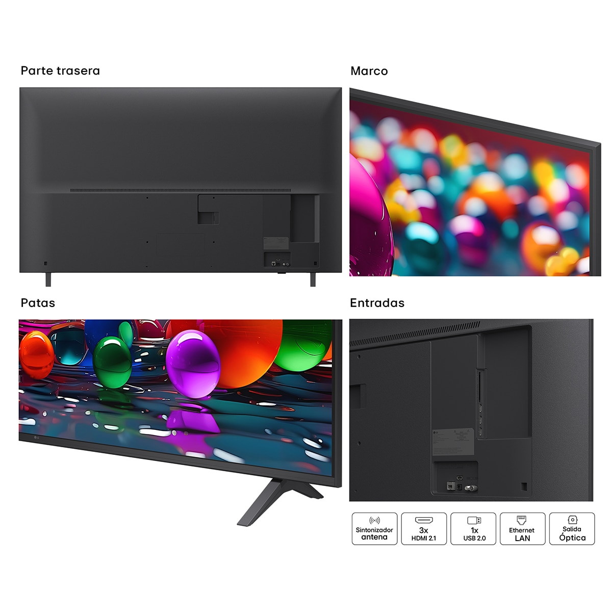TV LED 164cm (65") LG UHD Ultimate AI 65UA75006LA, 4K Smart TV Negro-17