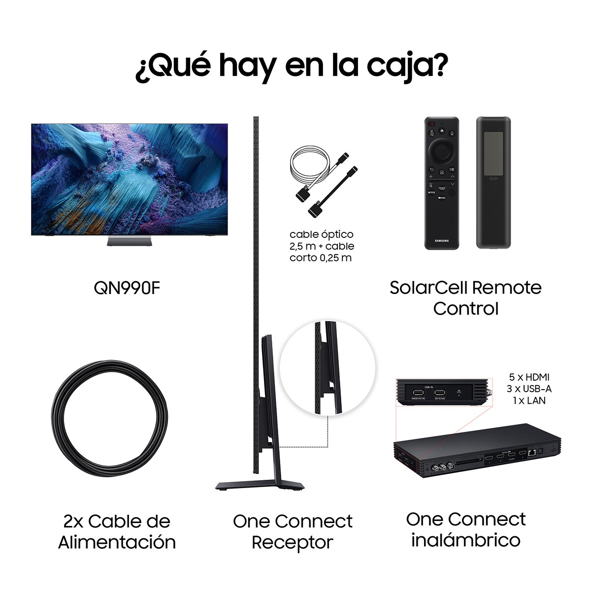 TV Neo QLED MiniLED 214cm (85") Samsung TQ85QN990FTXXC 8K MiniLED Vision AI Smart TV Negro-8