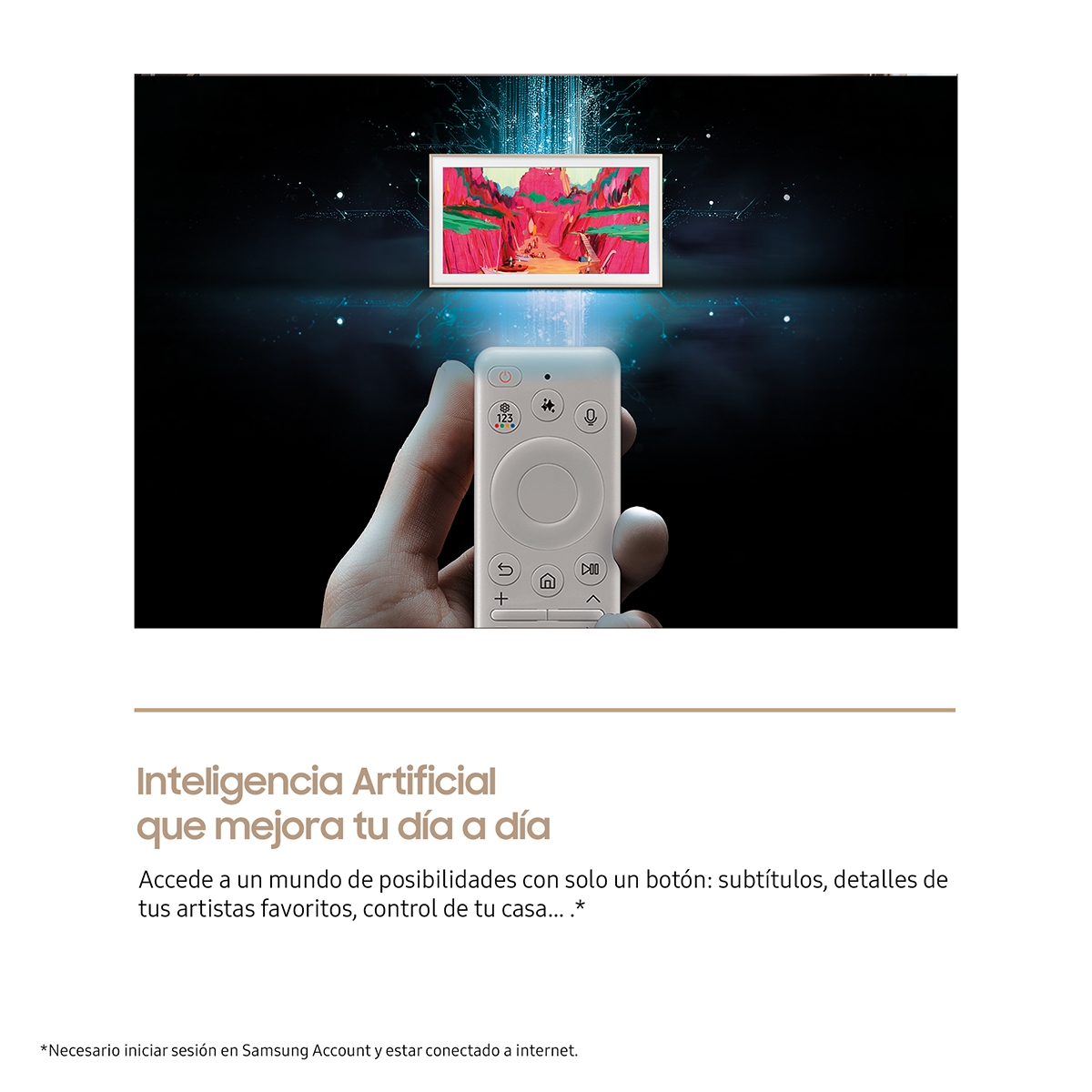 TV Neo QLED Mini LED 214 cm (85") Samsung The Frame Pro TQ85LS03FWUXXC 4K Smart TV, Soporte incluido Negro-3