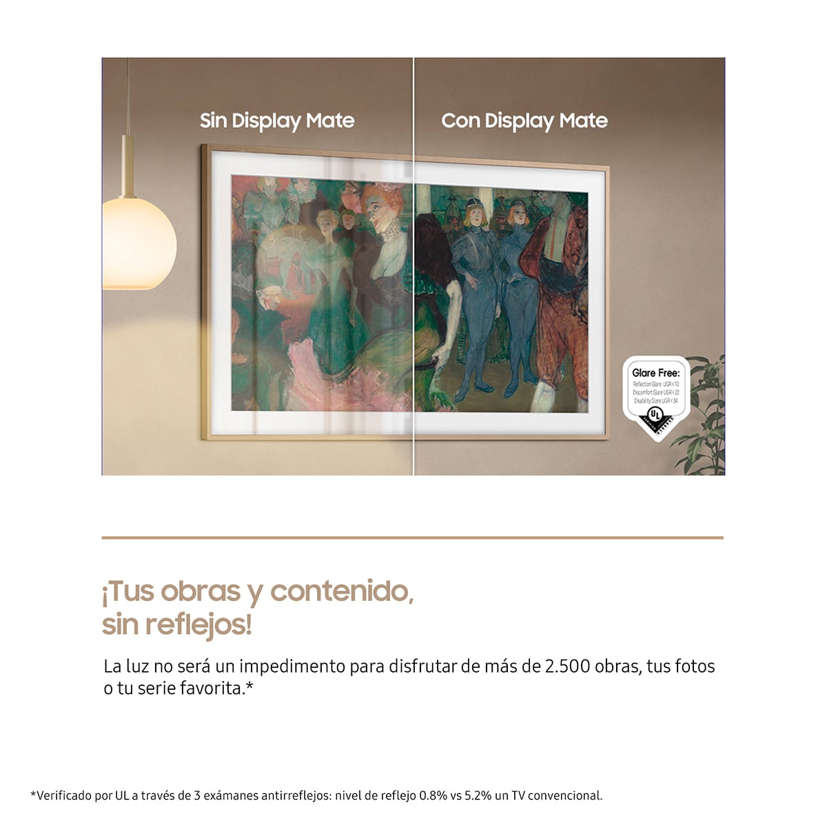 TV Neo QLED Mini LED 214 cm (85") Samsung The Frame Pro TQ85LS03FWUXXC 4K Smart TV, Soporte incluido Negro-5