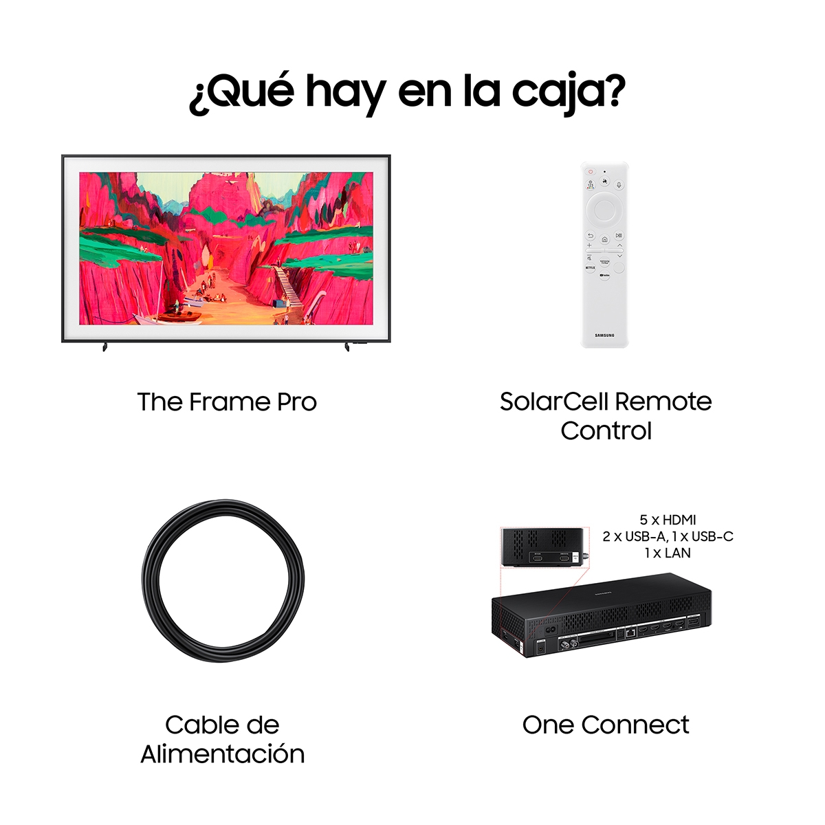 TV Neo QLED Mini LED 189 cm (75") Samsung The Frame Pro TQ75LS03FWUXXC 4K Smart TV, Soporte incluido Negro-8