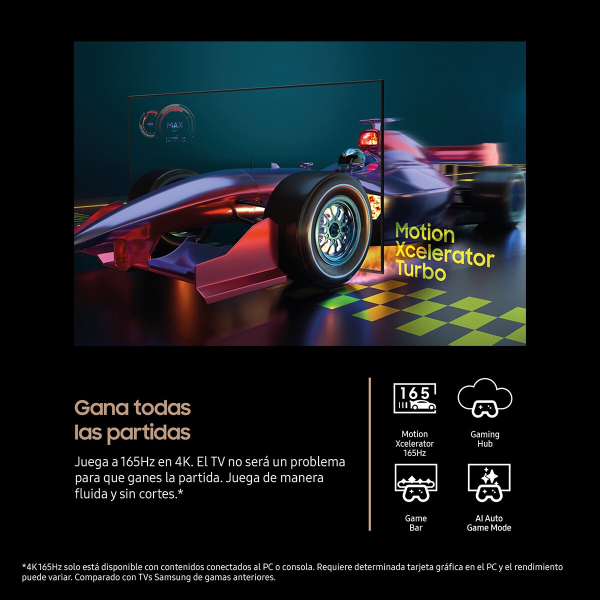 TV OLED 209cm (83") Samsung TQ83S95FAEXXC 4K Vision AI Glare Free Smart TV Negro-6