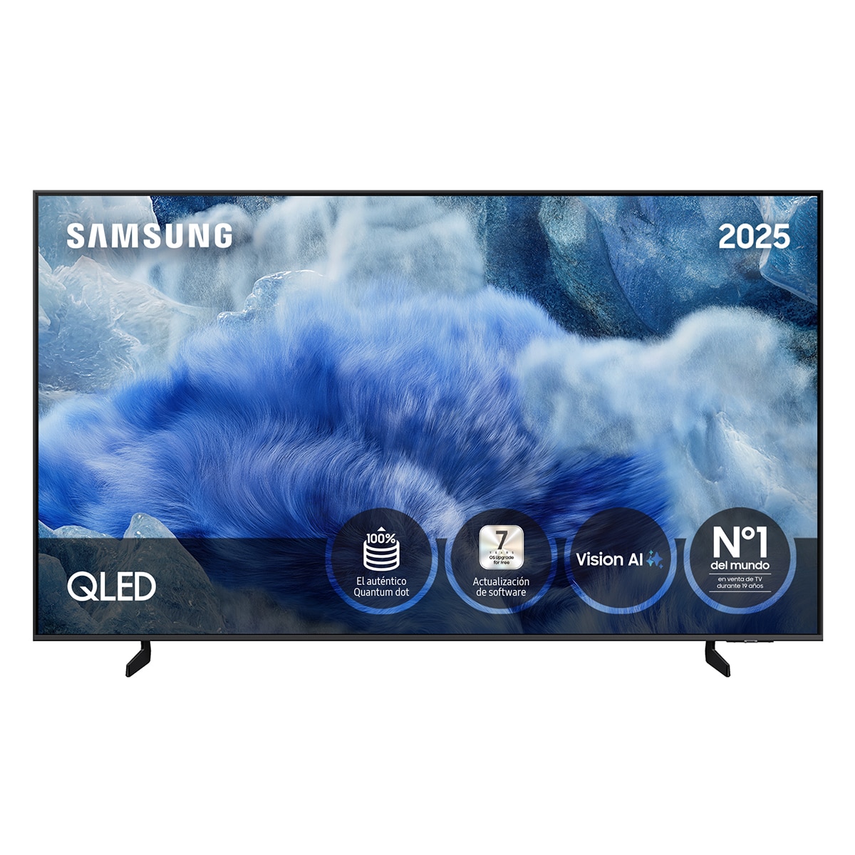 TV QLED 214cm (85") Samsung TQ85Q8FAAUXXC 4K Vision AI Quantum dot Smart TV Gris-1