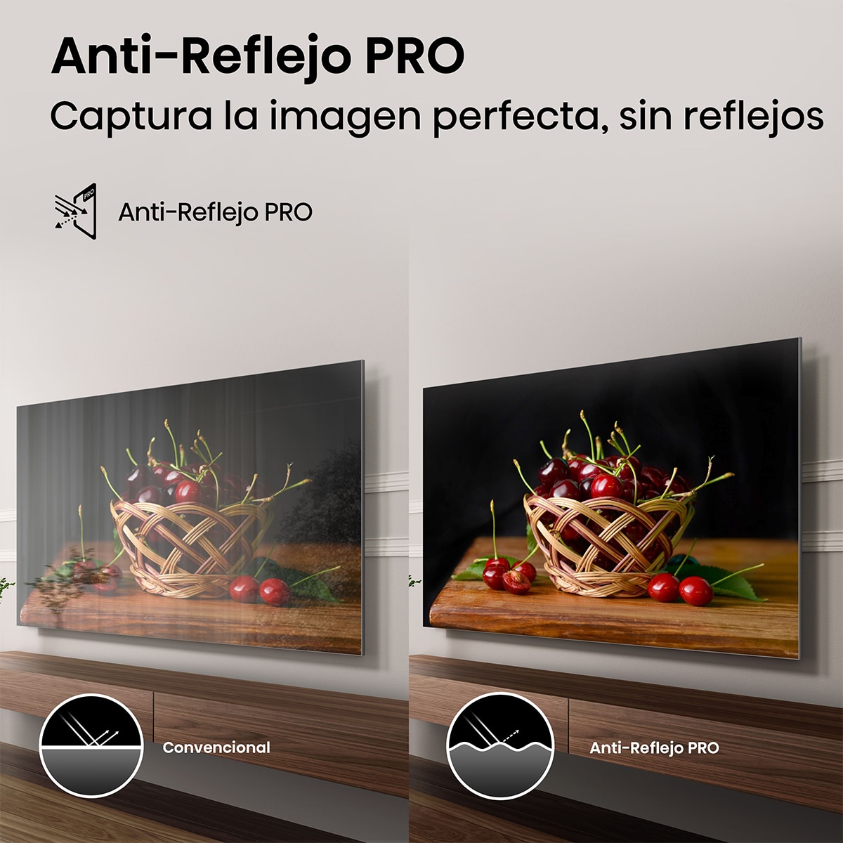 TV RGB-MiniLED 293 cm (116") Hisense 116UXQ, 4K Smart TV 165Hz, HDR Completo, Color Máster PRO, Procesador IA PRO Aluminio / Gris carbón-9