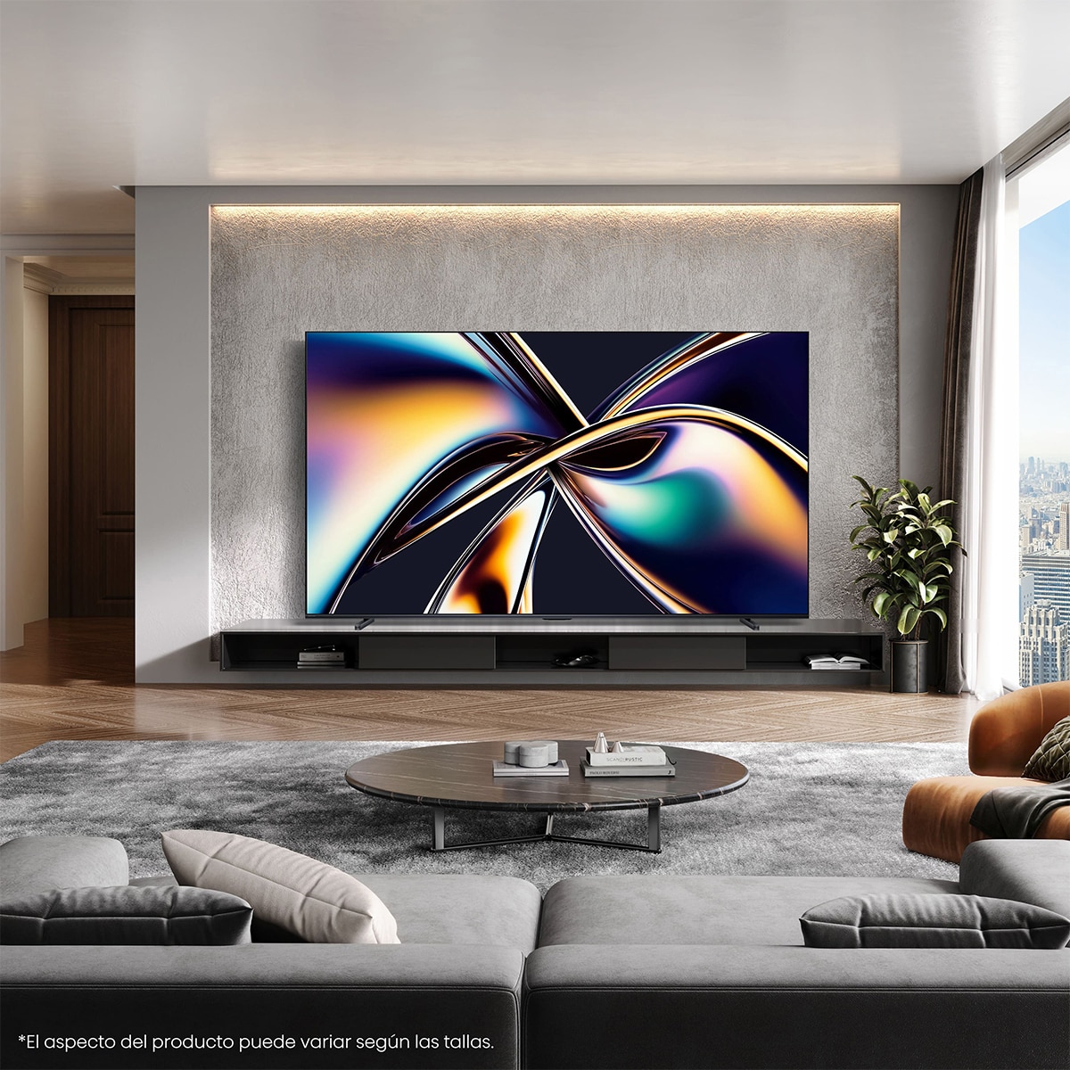 TV MiniLED 254 cm (100") Hisense 100U8Q, UHD 4K Smart TV Aluminio / Gris carbón-14