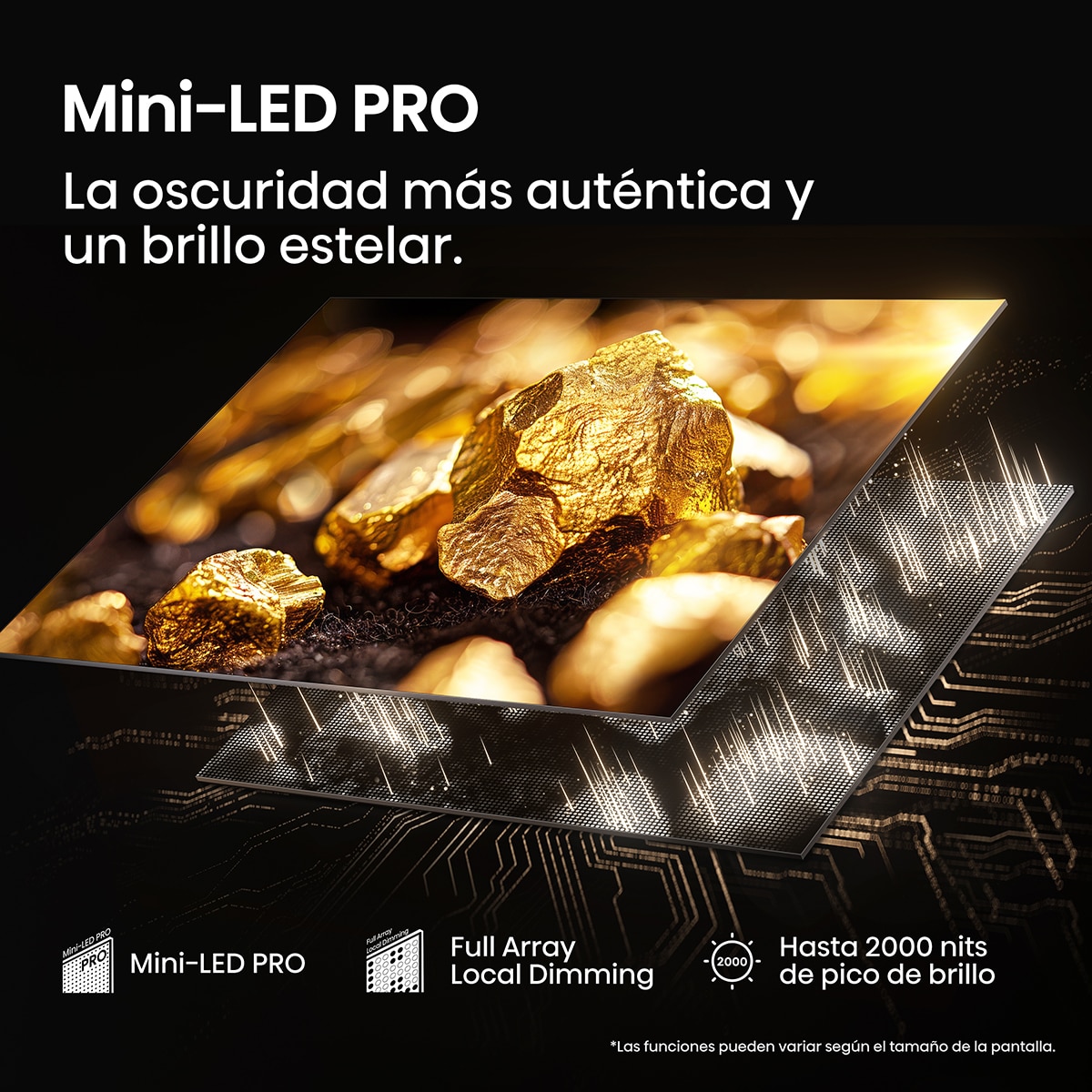 TV MiniLED 215 cm (85") Hisense 85U7Q Pro, UHD 4K, Smart TV Aluminio / Gris carbón-4