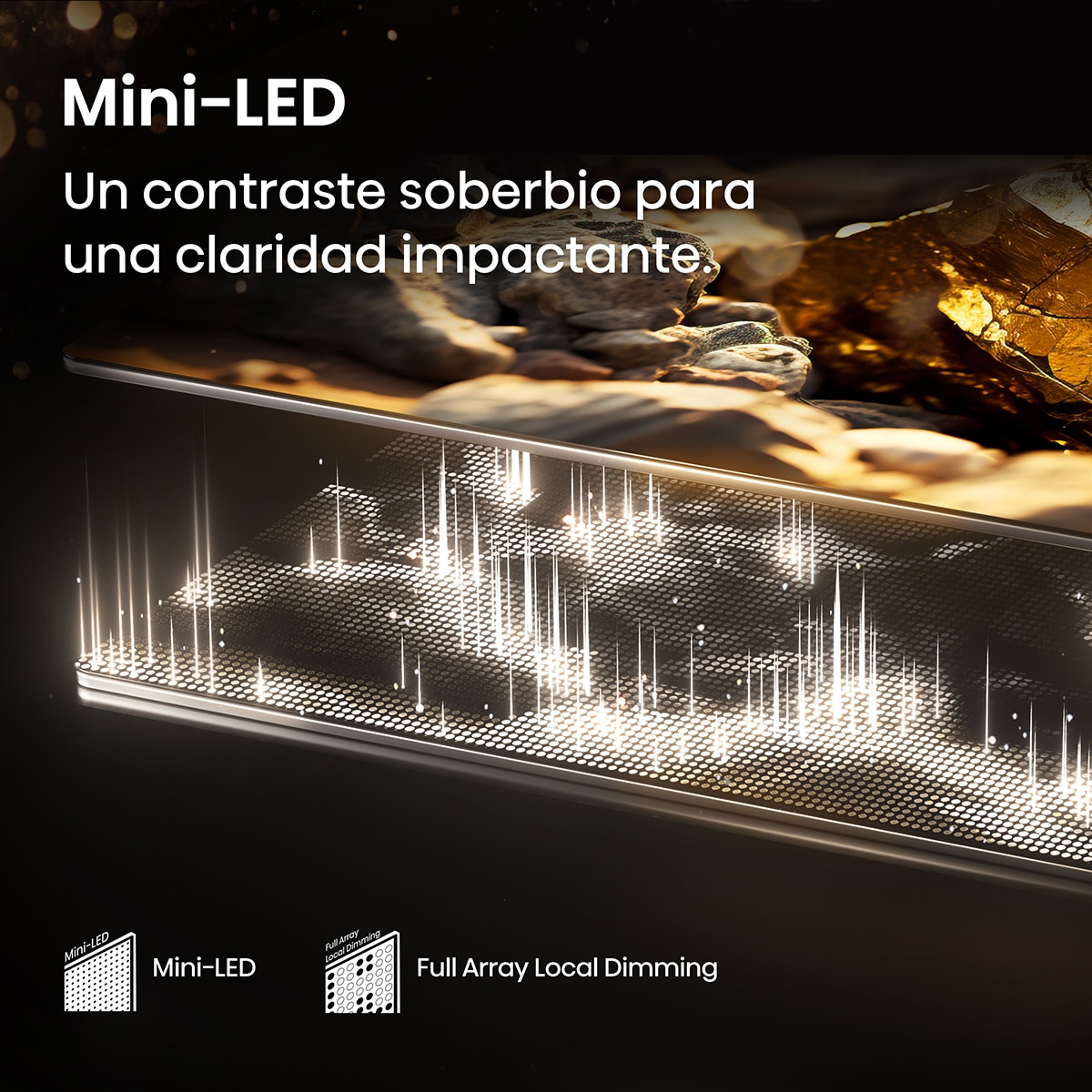 TV MiniLED 189 cm (75") Hisense 75E8Q, UHD 4K, Smart TV Gris carbón-5
