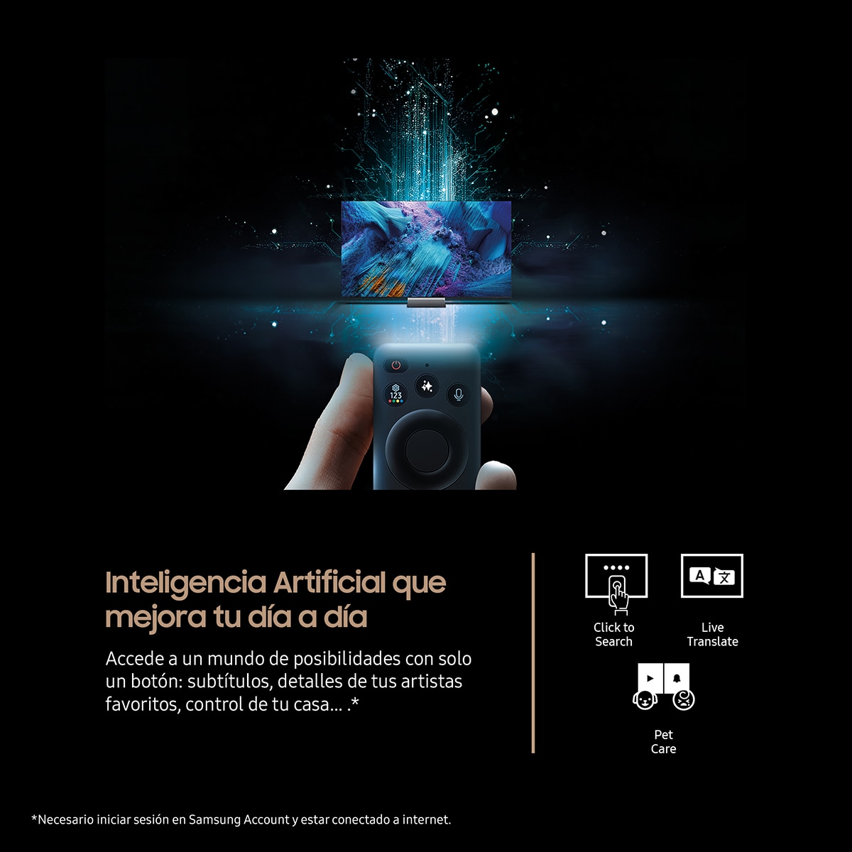 TV Neo QLED Mini LED 214cm (85") Samsung TQ85QN74FATXXC 4K AI Upscaling Pro con Inteligencia Artificial Smart TV Negro-4