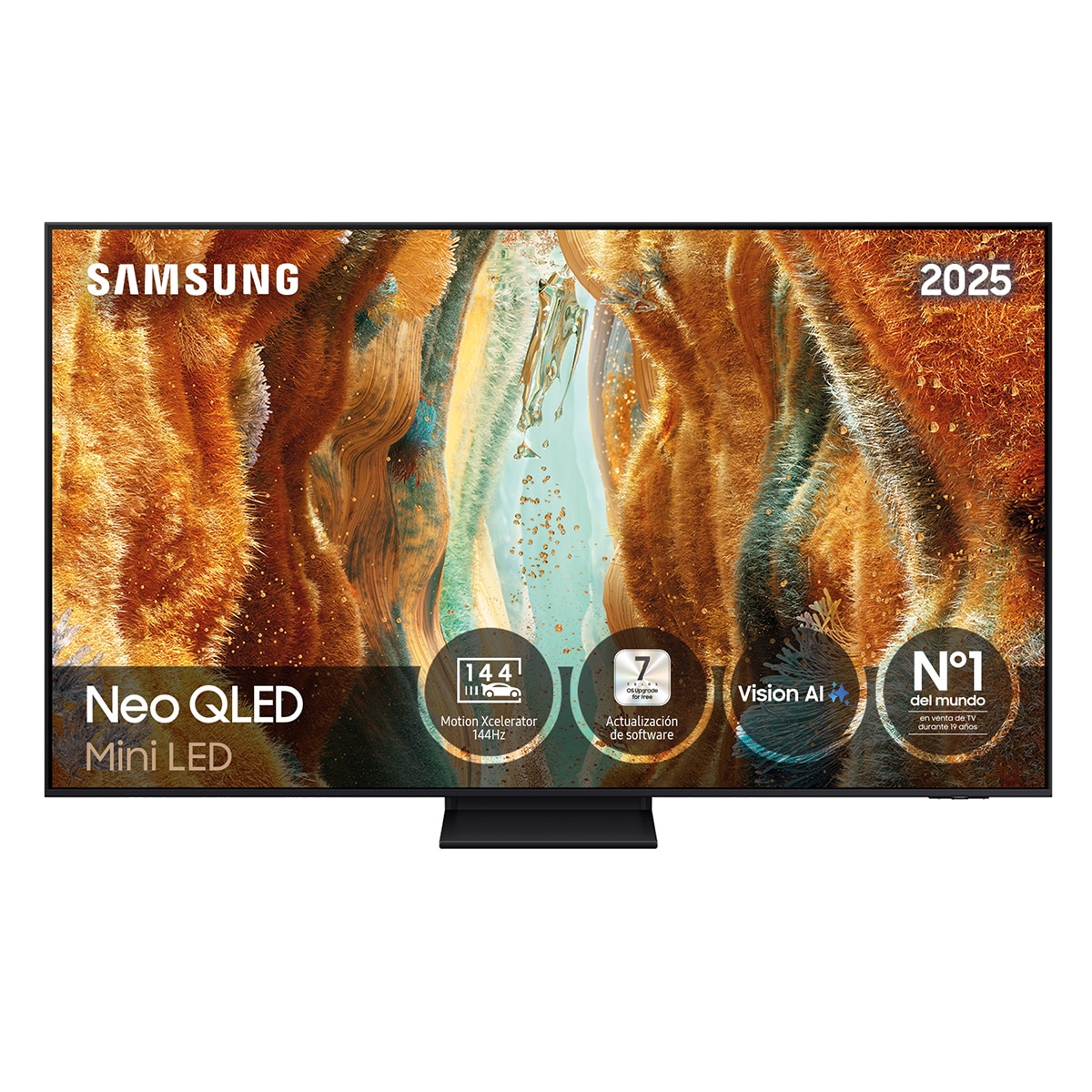 Imagen 0 de TV Neo QLED Mini LED 189cm (75") Samsung TQ75QN74FATXXC 4K AI Upscaling Pro con Inteligencia Artificial Smart TV