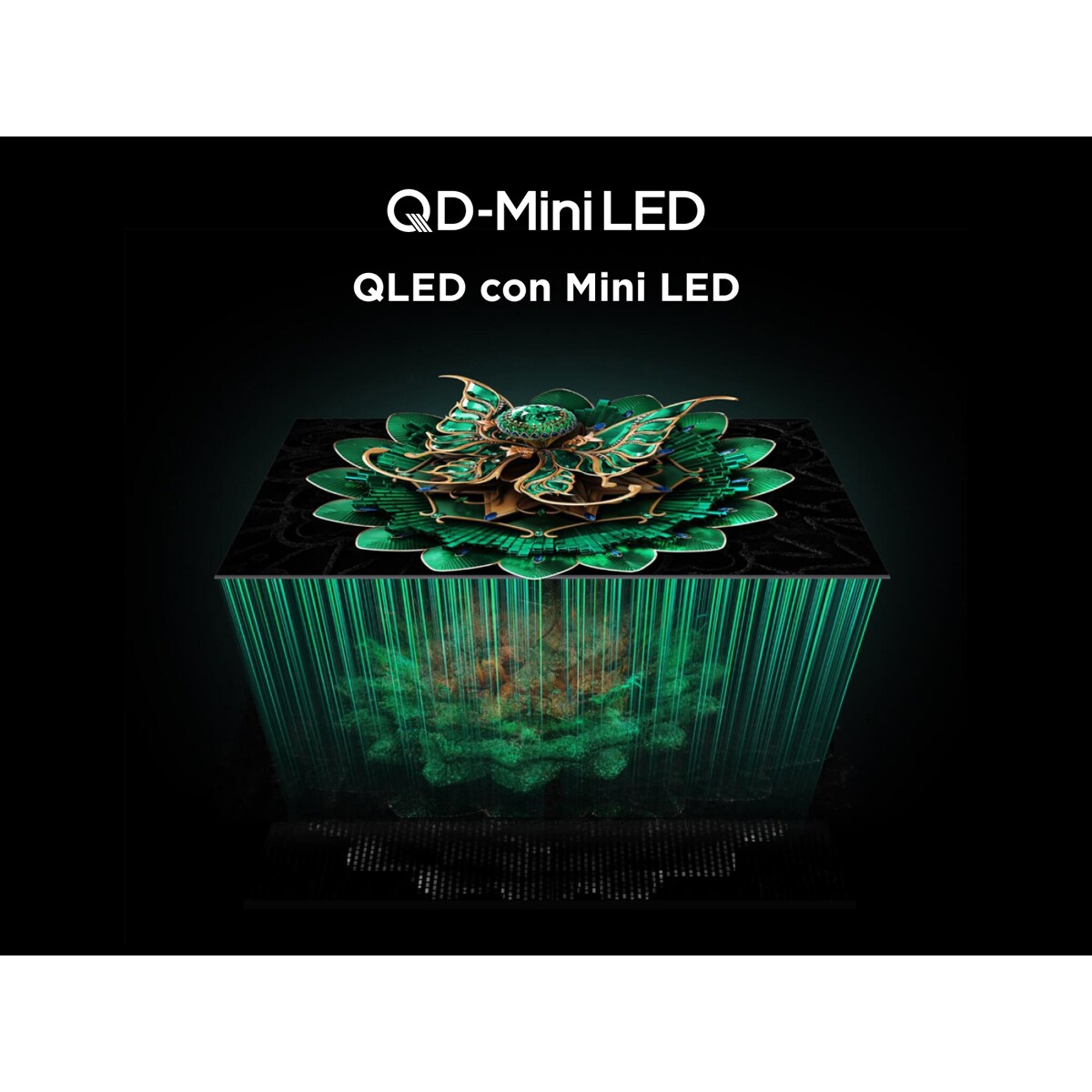 TV QD-Mini LED 190,5 cm (75") TCL 75C7K, 4K HDR Premium 3000, Smart TV con Google TV, control por voz Titanio-3