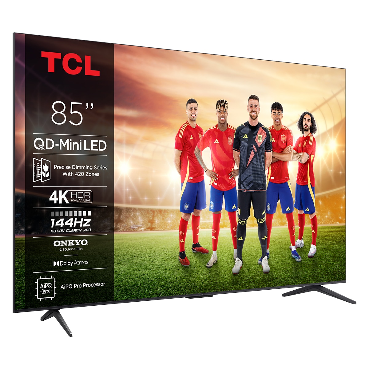 Imagen 0 de TV QD-Mini LED 215,9 cm (85") TCL 85C6K, 4K HDR Premium, Smart TV con tecnología Google TV, compatible con Asistentes de voz