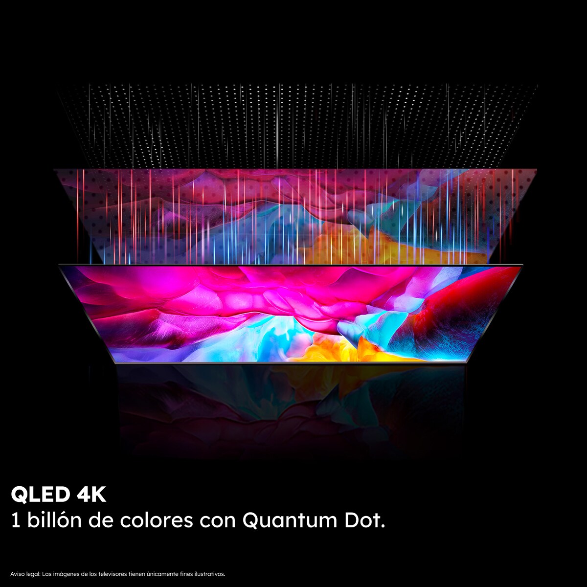 TV QLED 165 cm (65") Haier H65S80FUX UHD 4K, Peana central, Smart Google TV, HDR10, Gaming 120Hz,  Dolby Audio Negro-4